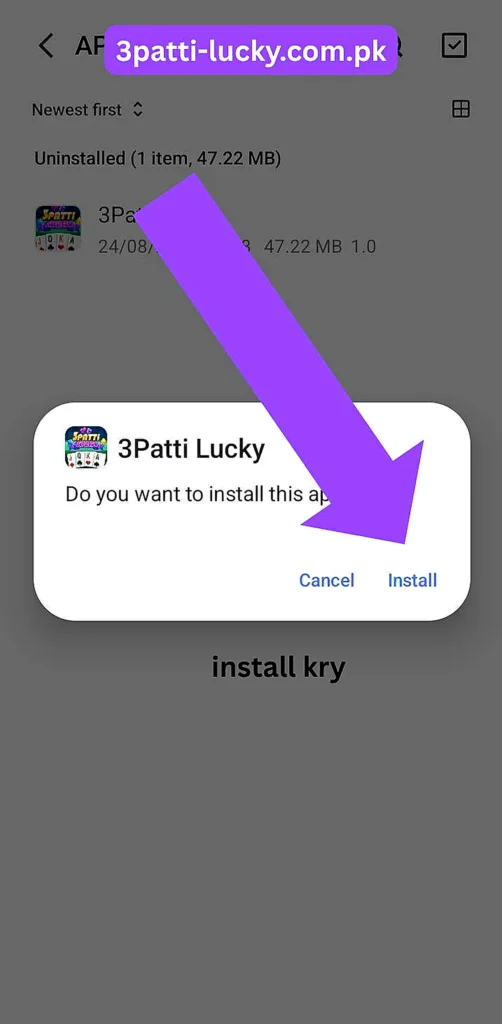 3 patti lucky install kary